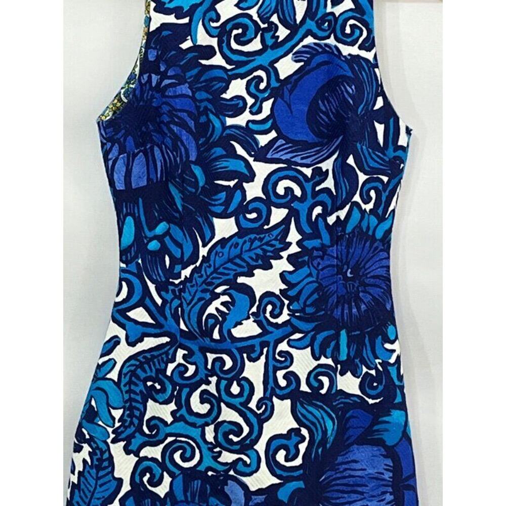LA DoubleJ Blue and White Floral Mini Dress - Picture 6 of 10